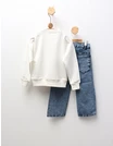 Compleu Bluza+Blug, For Hearts, alb picture - 4