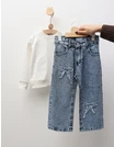 Compleu Bluza+Blug Fundite, alb picture - 3