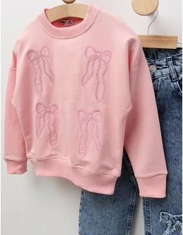 Compleu Bluza+Blug Fundite, roz