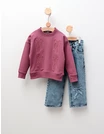 Compleu Bluza+Blug Fundite, roz-prafuit picture - 1
