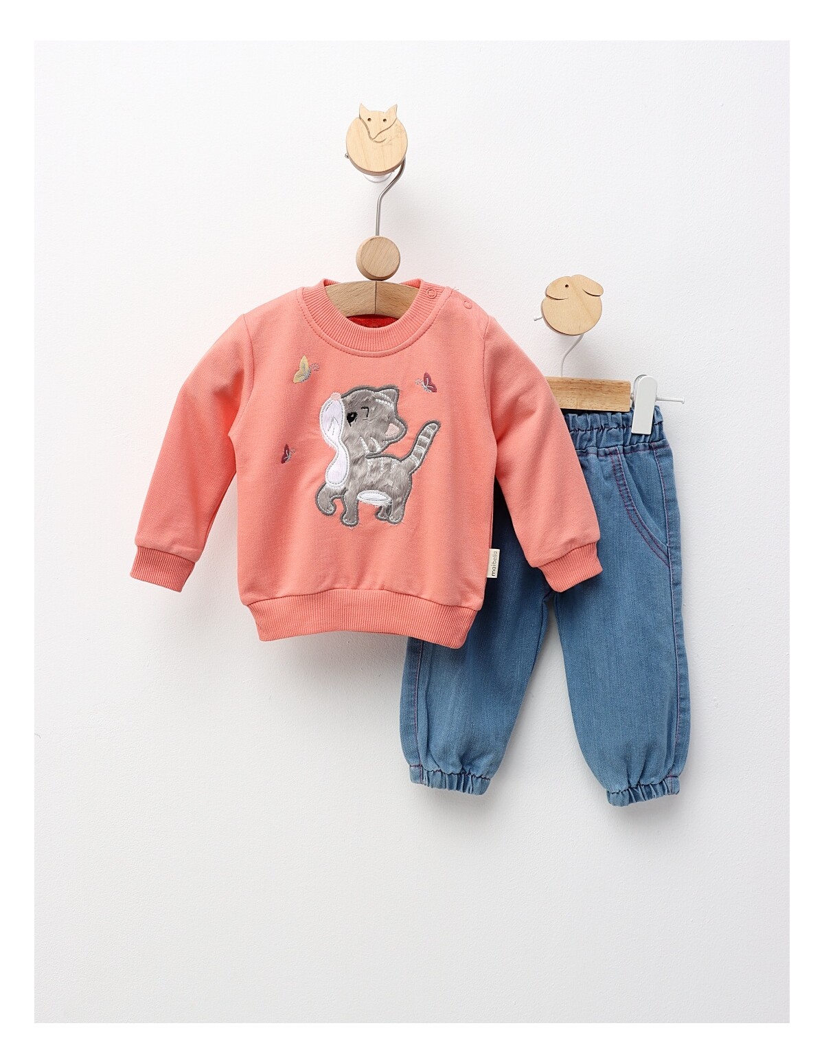 Compleu Cat and Butterfly, corai