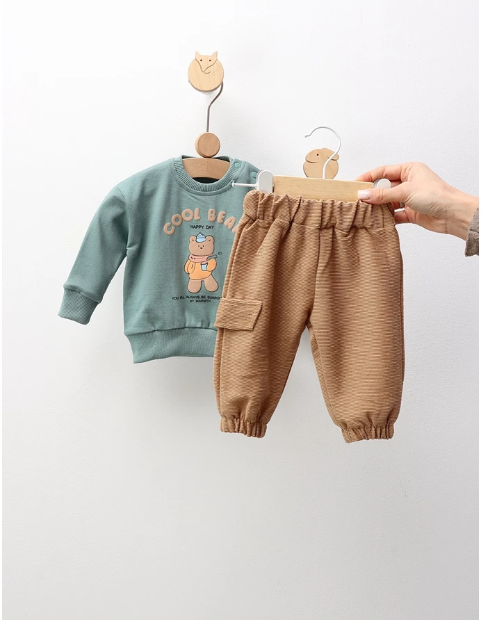 Compleu Cool Bear, cu verde picture - 3