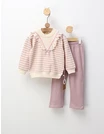 Compleu cu broderie Mada, model cu mov picture - 1