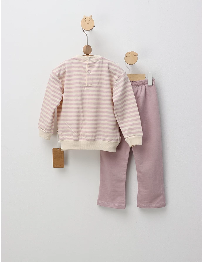 Compleu cu broderie Mada, model cu mov picture - 4