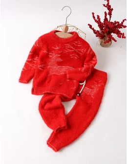 Compleu cu lana, Craciun, rosu