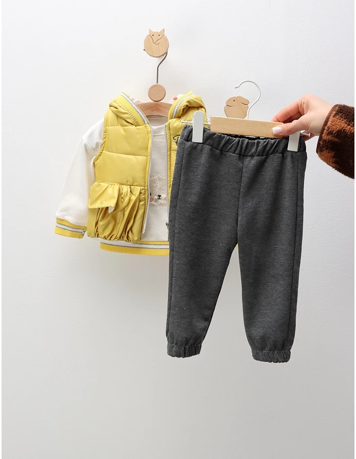 Compleu cu vesta, Rabbit Girl, cu galben picture - 3