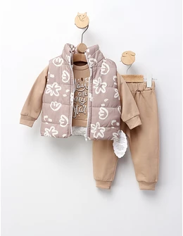 Compleu cu vesta You Are My Star, bej