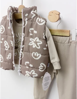 Compleu cu vesta You Are My Star, gri