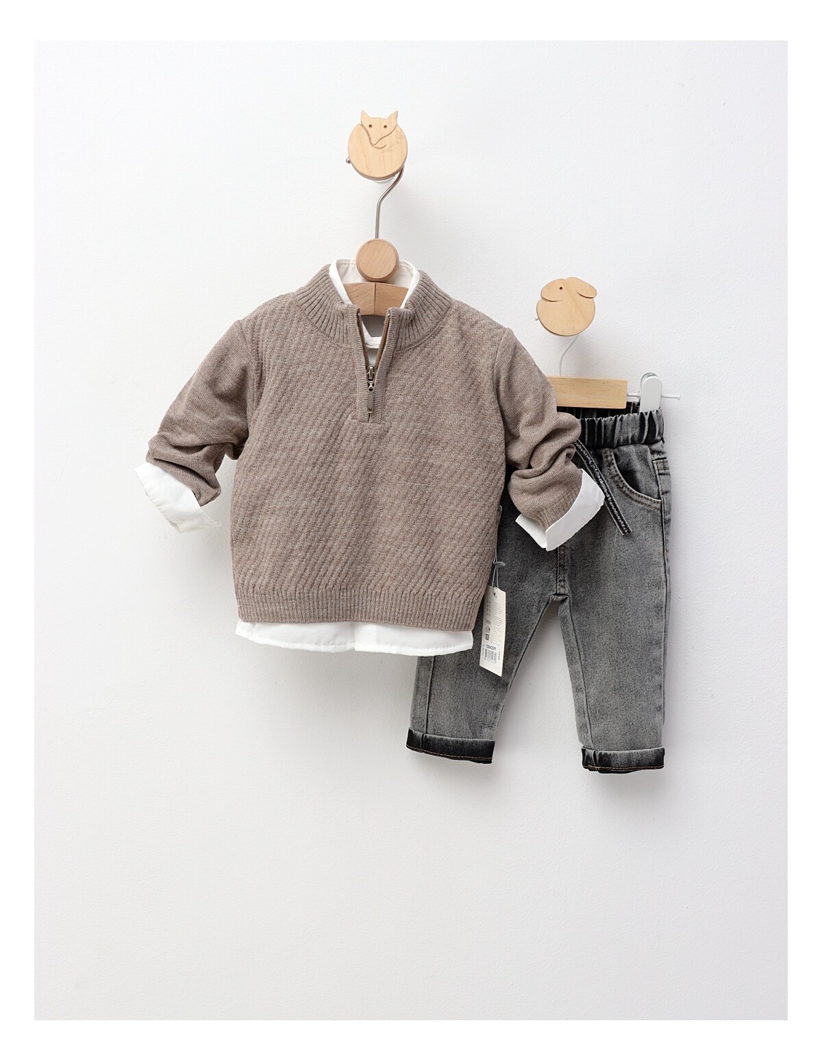 Compleu elegant Oliver, gri