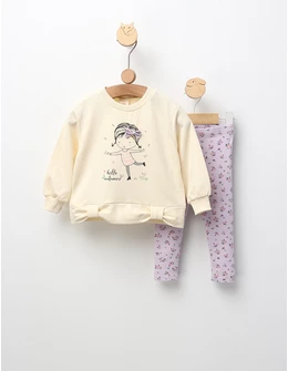 Compleu fetite primavara-toamna mov