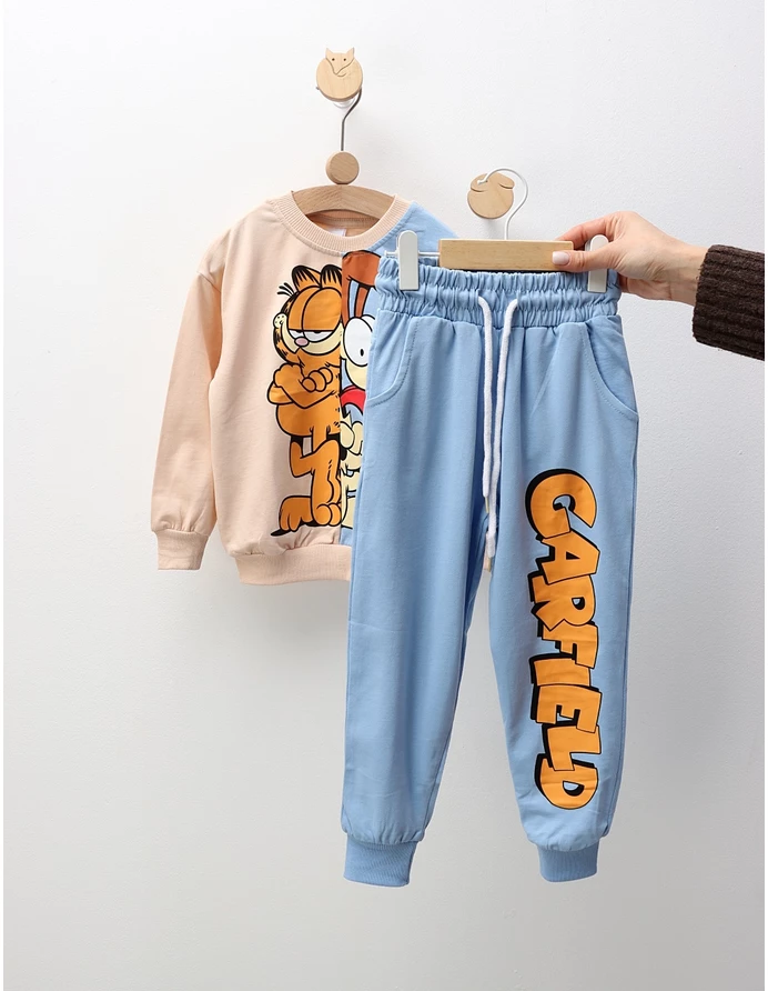 Compleu Garfield si Oddie, crem-blue picture - 3