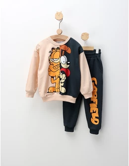 Compleu Garfield si Oddie, crem-verde