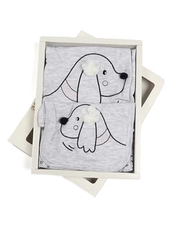 Compleu in cutie 5 piese DOG gri