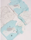 Compleu in cutie 5 piese HAM HAM turcoaz 4
