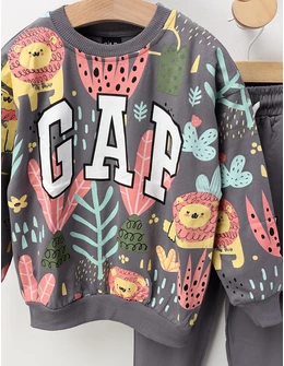 Compleu Jungle Animals, gri