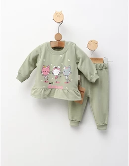 Compleu Let s Dance, verde inchis