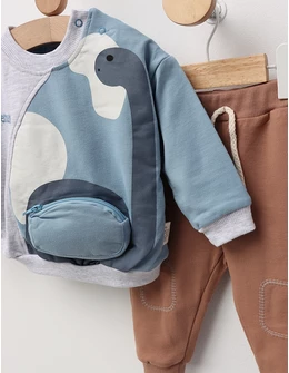 Compleu Little Freeman, cu albastru