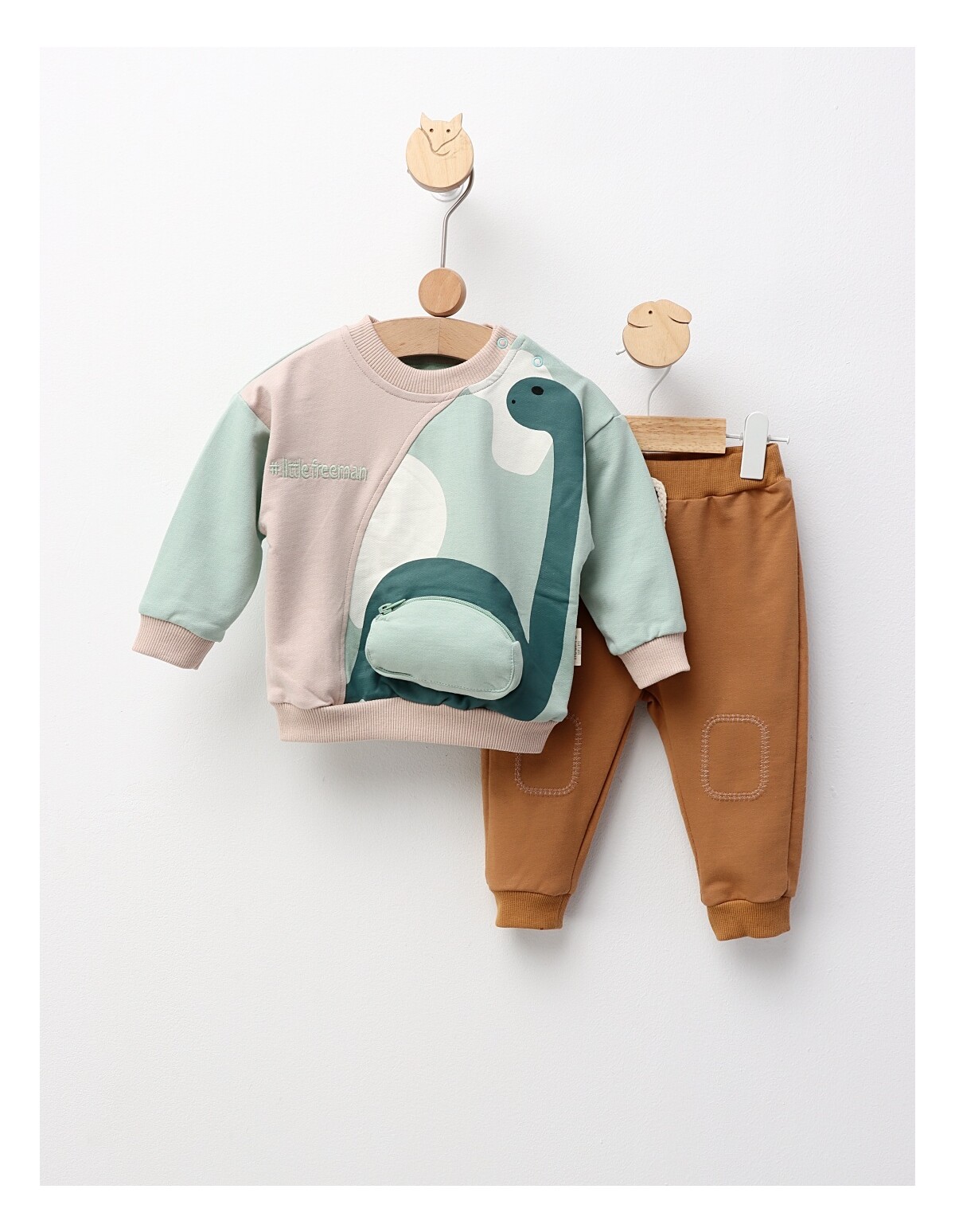 Compleu Little Freeman, cu verde