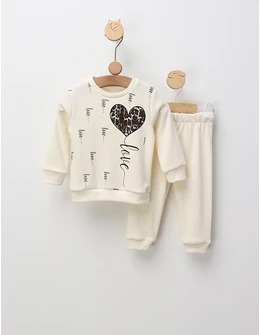 Compleu Love Love, model crem