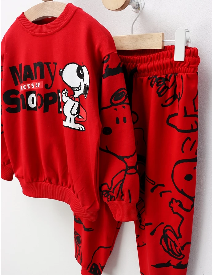 Compleu Many Faces Of Snoopy, rosu picture - 3