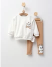 Compleu Marie Cat, bej picture - 2