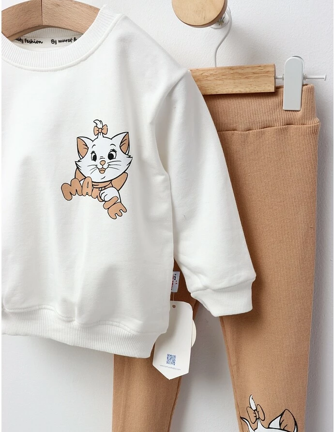 Compleu Marie Cat, bej picture - 3