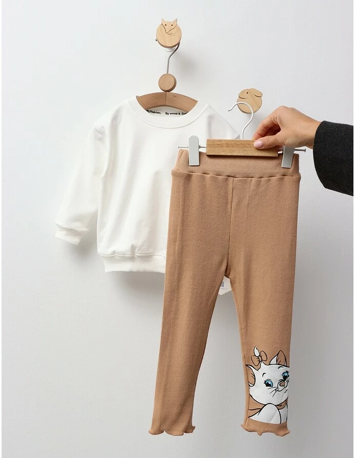 Compleu Marie Cat, bej picture - 4