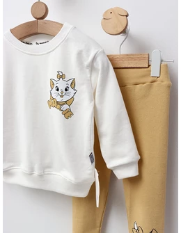 Compleu Marie Cat, crem