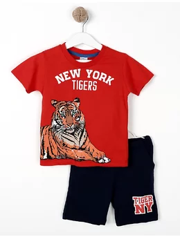 Compleu NEW YORK tigers rosu 116 (5-6 ani)