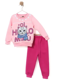 Compleu OI HELLO MIAU roz