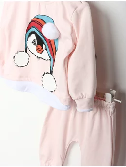 Compleu Otto pinguin girl roz 2