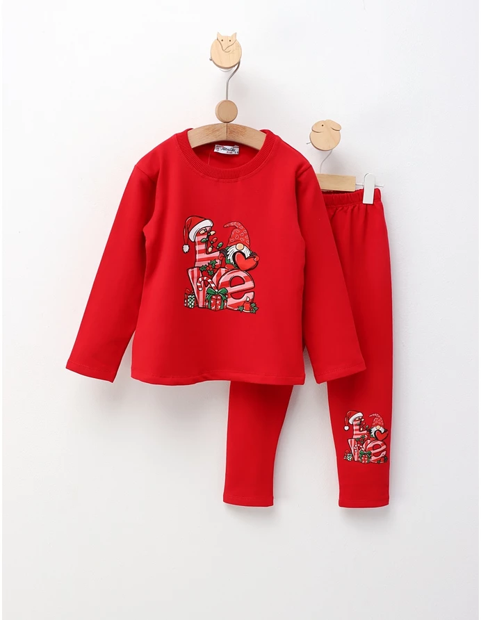 Compleu plusat, Love Christmas, rosu picture - 2