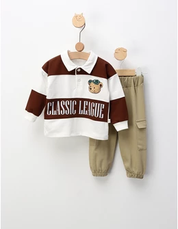 Compleu Premium, Classic League, cu maro