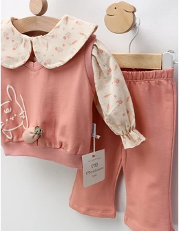 Compleu Rabbit Girl, model corai