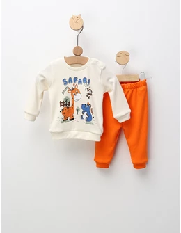 Compleu Safari Zone, alb-portocaliu