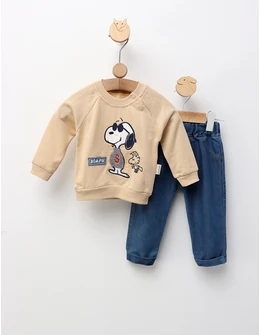 Compleu Snoopy Stars, model bej