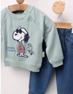 Compleu Snoopy Stars, model verde picture - 2