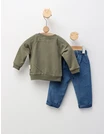 Compleu Snoopy Stars, model verde-inchis picture - 4