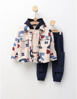 Compleu Street Boy, model cu bleumarin