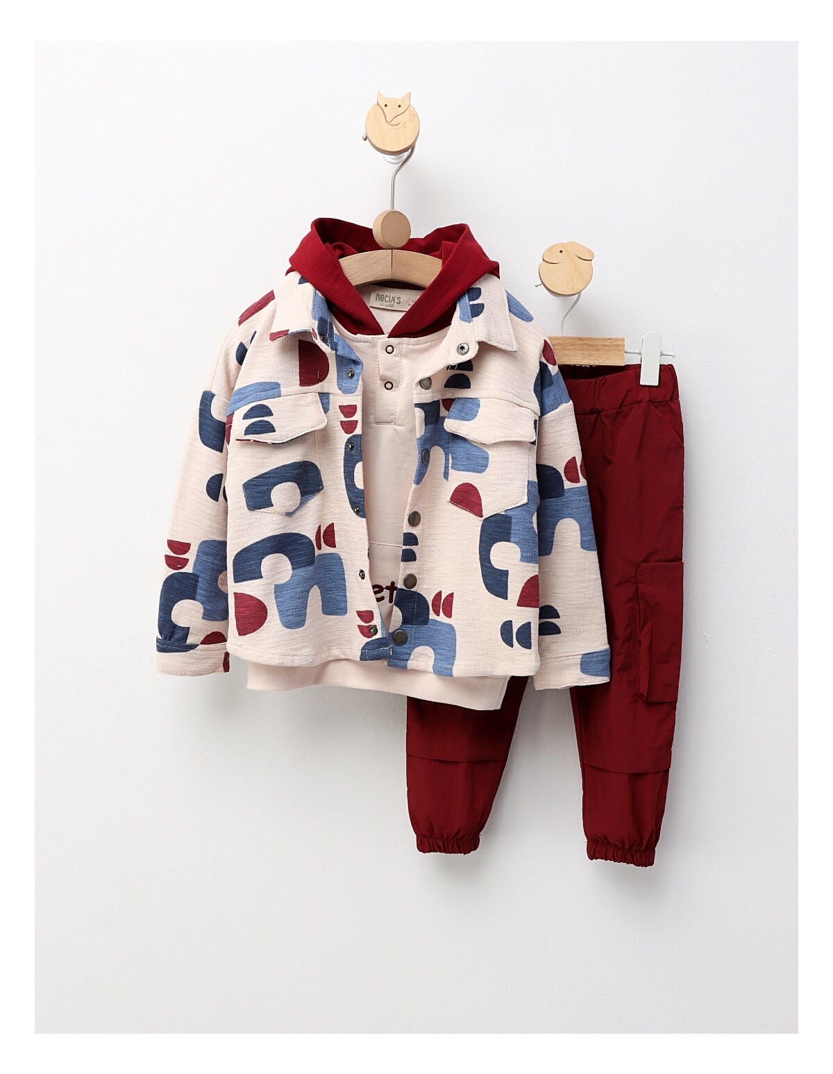 Compleu Street Boy, model cu visiniu