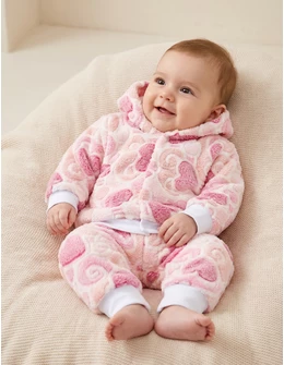 Compleu Super Cocolino, inimi roz