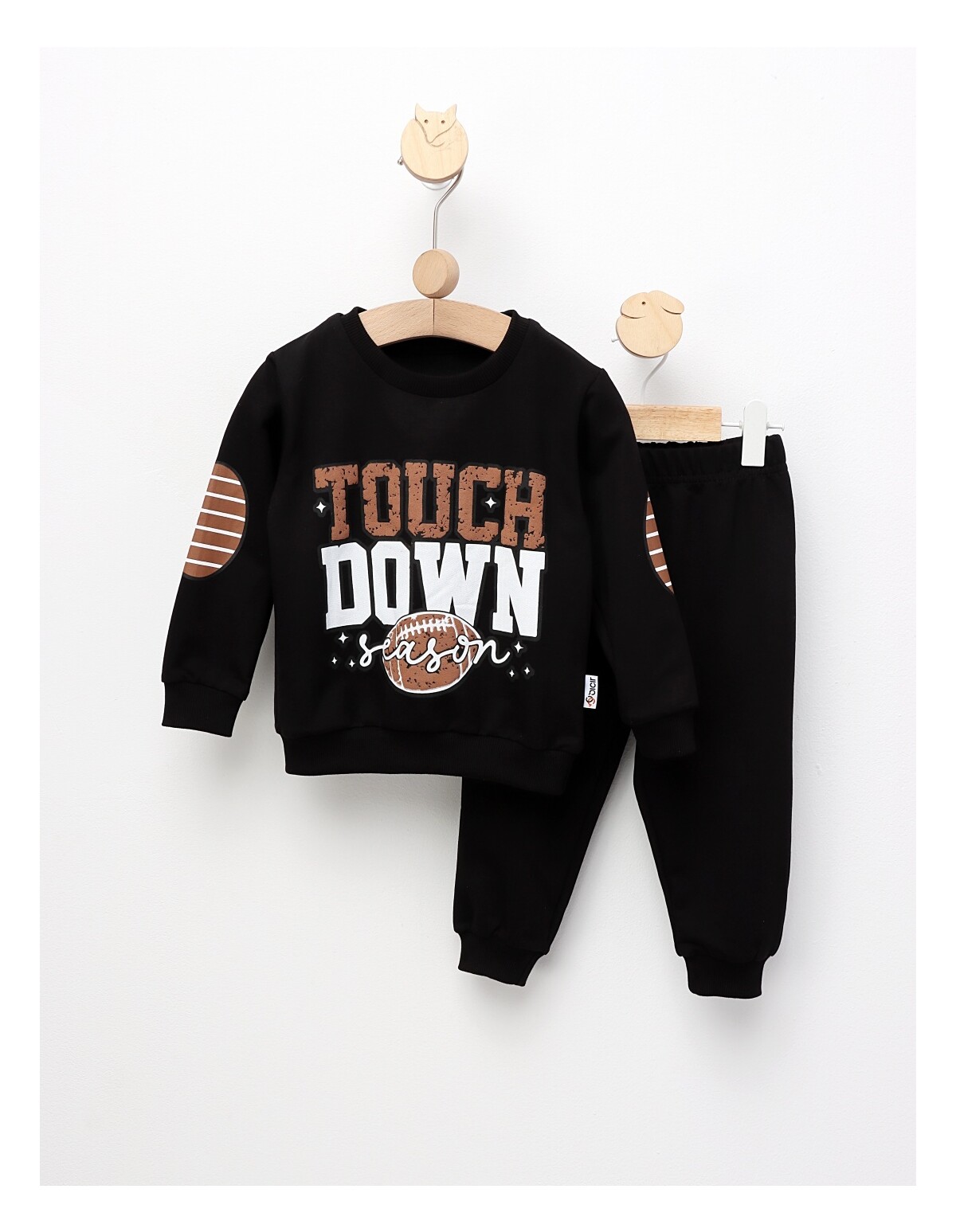 Compleu Touch Down, model negru