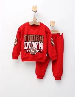 Compleu Touch Down, model rosu