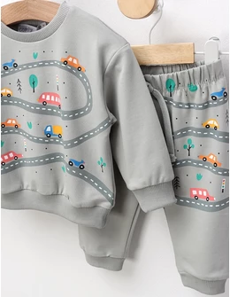 Compleu Traffic Moto, cu gri