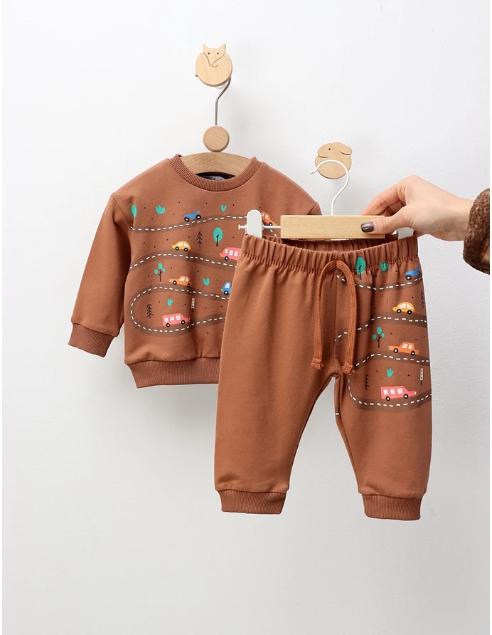 Compleu Traffic Moto, cu maro picture - 3