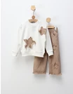 Compleu Two Stars, model alb-bej picture - 1