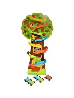 Copacul cu fructe si Pista raliu cu masinute din lemn 1