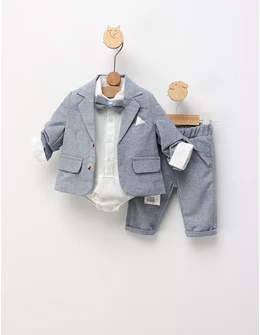 Costmas elegant Allen, model albastru