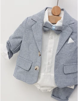 Costmas elegant Allen, model albastru