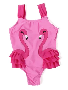 Costum de baie 1 piesa flamingo 1